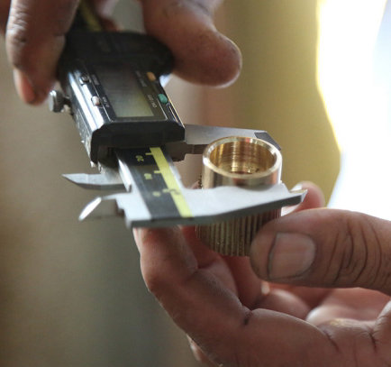 Quality inspection at Shree Metals